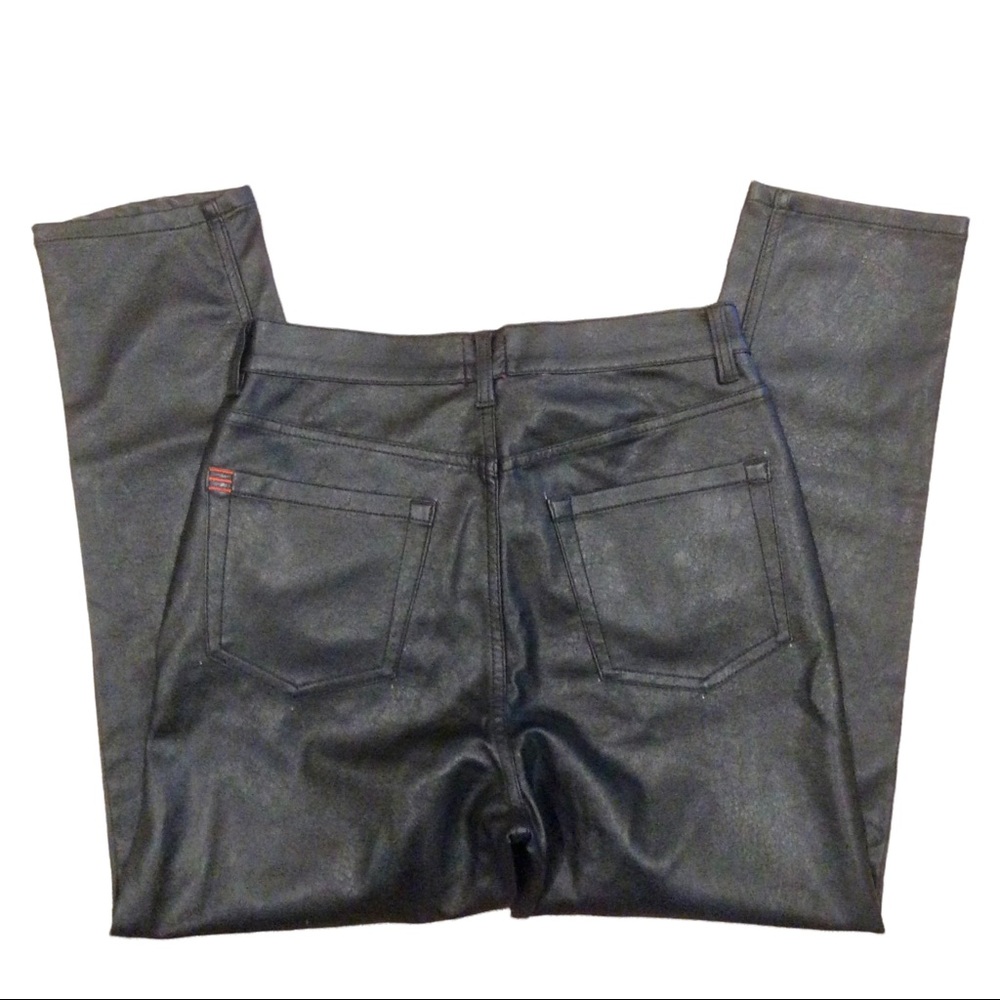 BDG Urban Outfitters Faux Leather Button Fly Pants Size 28